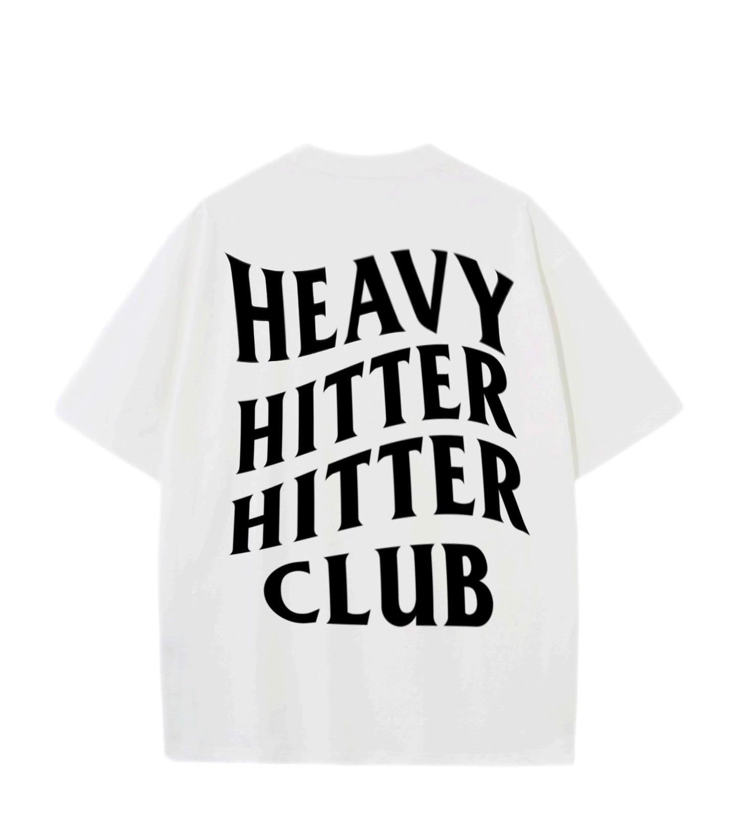 Heavy Hitter Hitter Club T shirt -WHITE