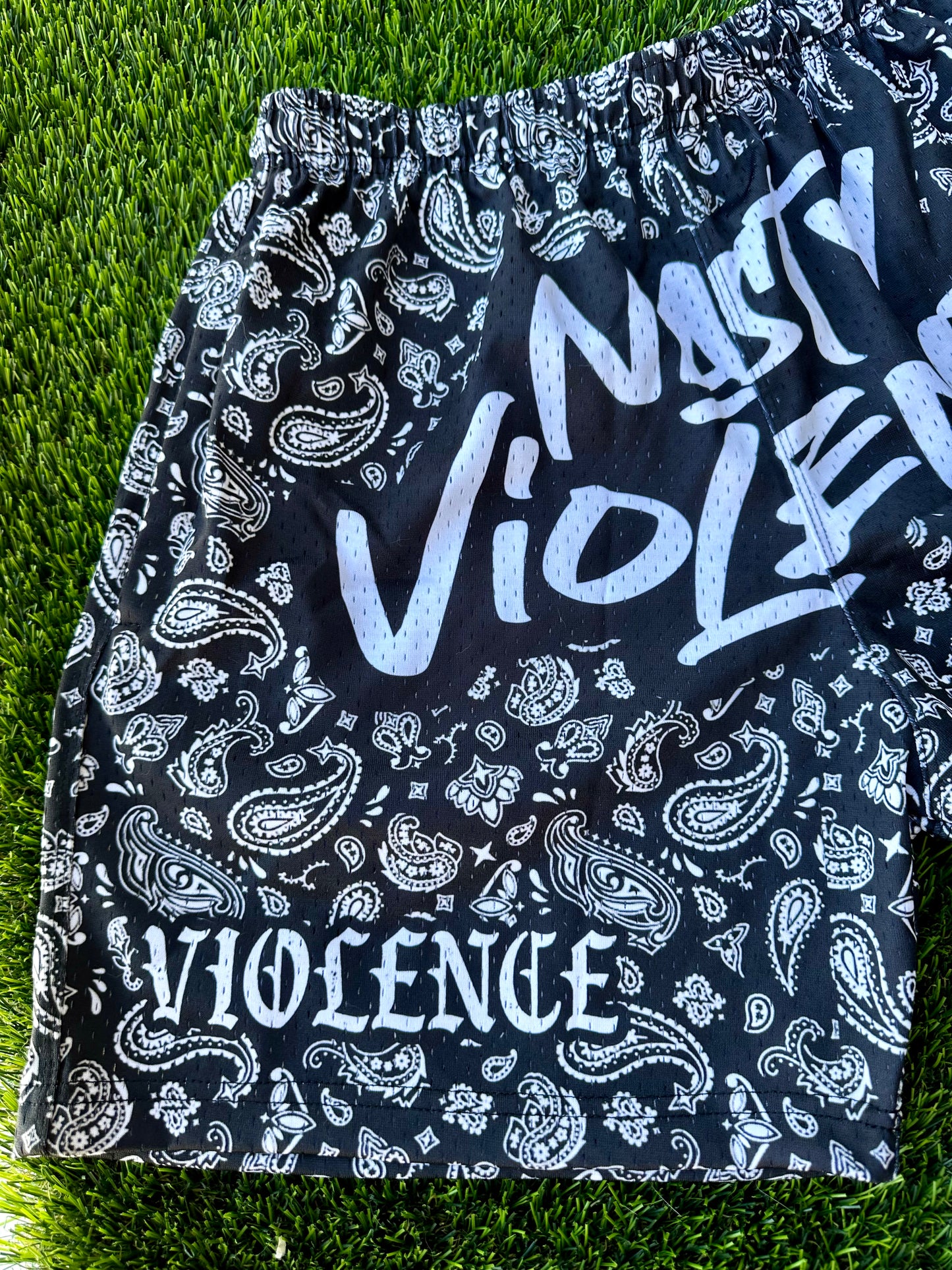 Nasty Violent Bandana Shorts