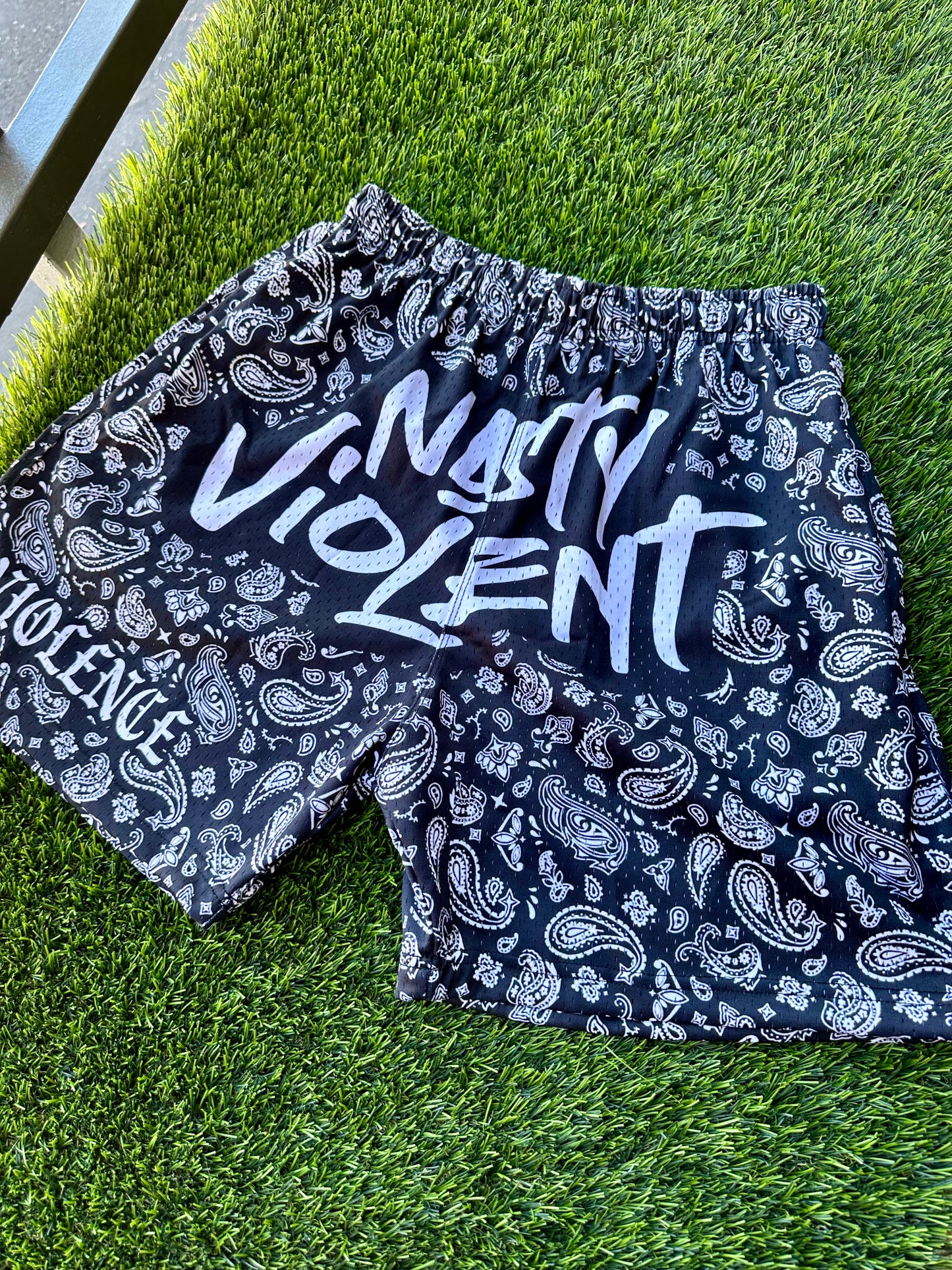Nasty Violent Bandana Shorts