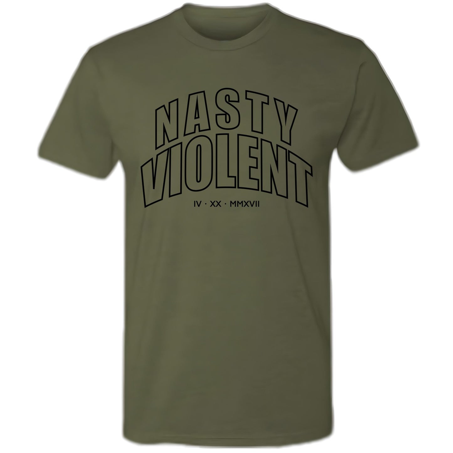 Nasty Violent Varsity Tee