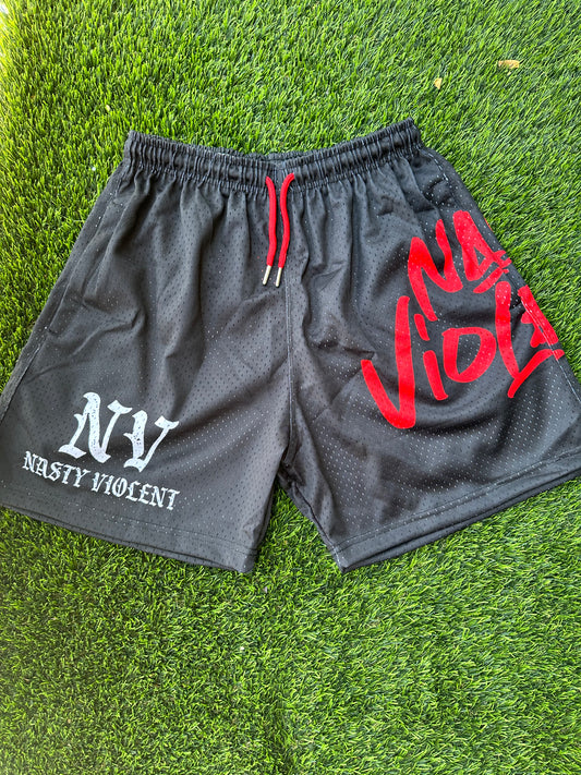 Nasty Violent Day in the Life Mesh Shorts