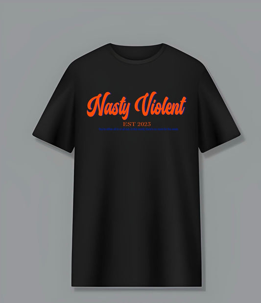 Nasty Violent Retro Tee