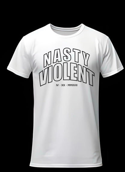 Nasty Violent Varsity Tee