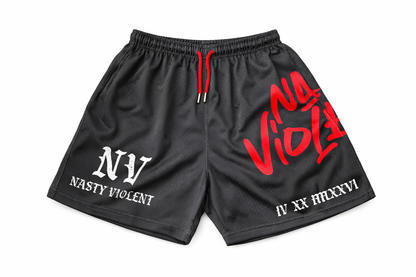 Nasty Violent Day in the Life Mesh Shorts