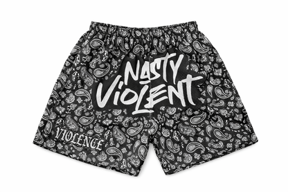 Nasty Violent Bandana Shorts