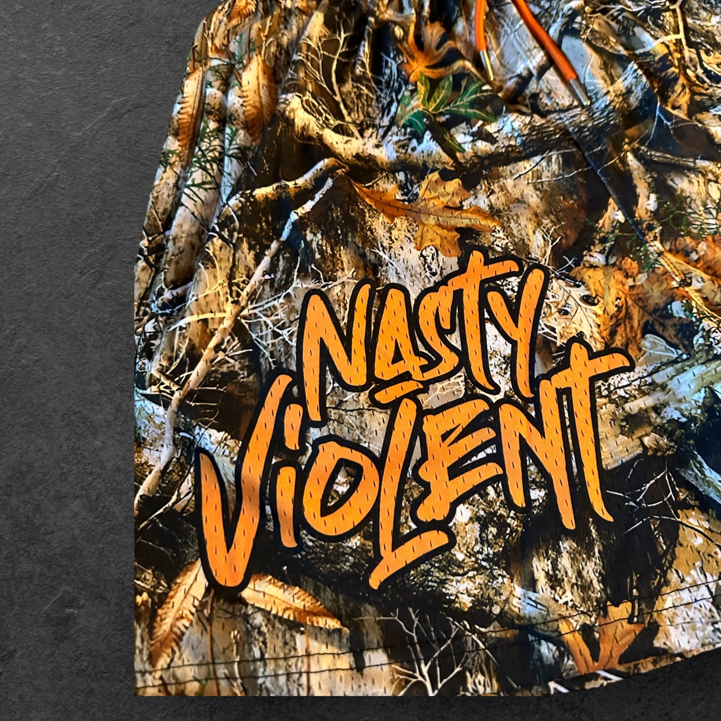 Nasty Violent Real Tree Mesh Shorts