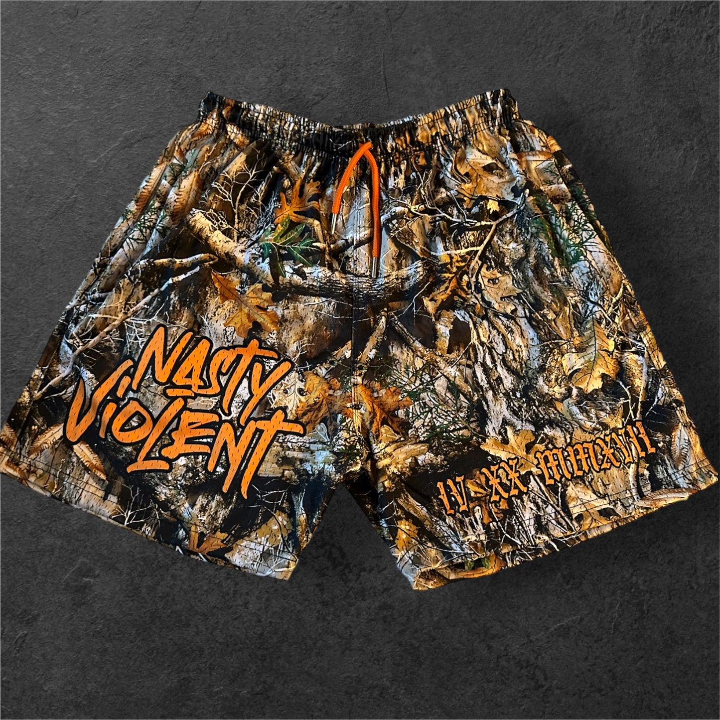 Nasty Violent Real Tree Mesh Shorts