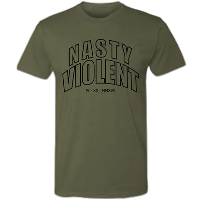 Nasty Violent Varsity Tee